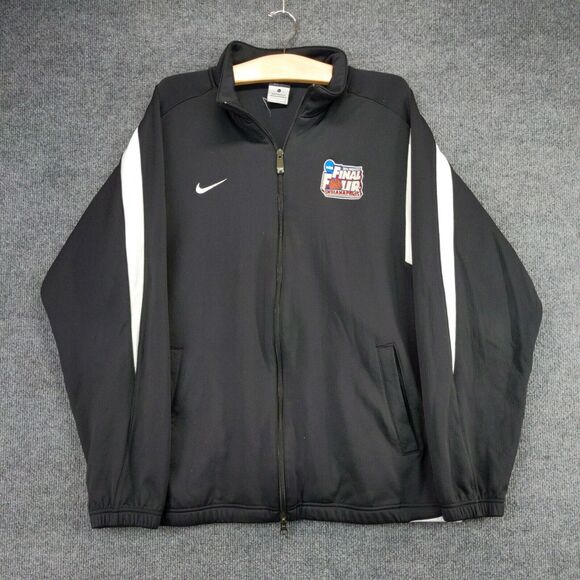 Nike Drifit Full Zip Jacket SZ Mens L Black White Womens NCAA Final Four 2011 - Picture 2 of 12